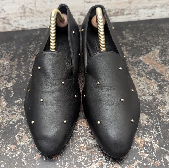 Wmns AGL Attilio Giusti Leombruni Leather Ballet Flats Loafers Shoes US 7.5 37.5 - Picture 3 of 11